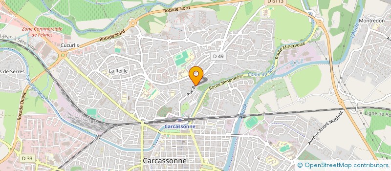 localisation de l'entreprise SCI DAMICO à CARCASSONNE