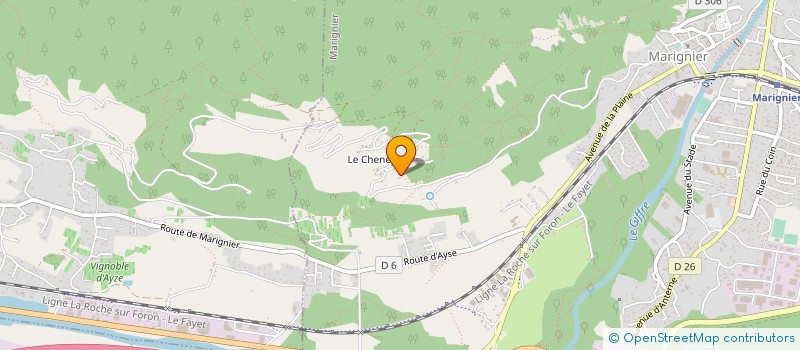 localisation de l'entreprise SCI DAMIDADO  MARIGNIER