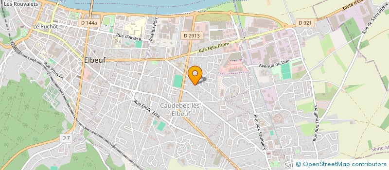 localisation de l'entreprise SCI DAMIEN  CAUDEBEC-LES-ELBEUF