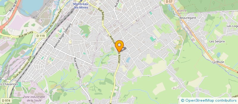 localisation de l'entreprise SCI DAMIEN  SAINT-VALLIER