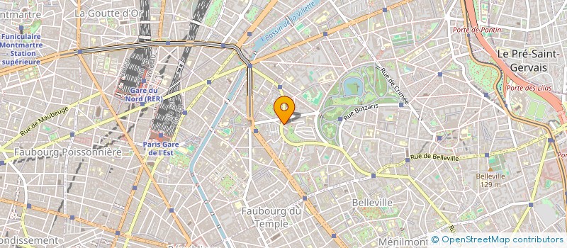 localisation de l'entreprise SCI DAMIEN DES BUTTES CHAUMONT  PARIS