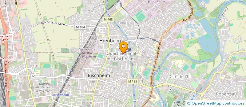 localisation de l'entreprise SCI DAMIER  HNHEIM