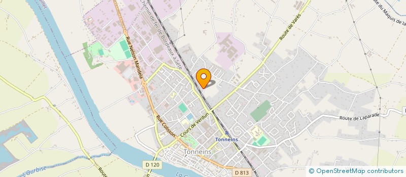 localisation de l'entreprise SCI DAMILI  TONNEINS