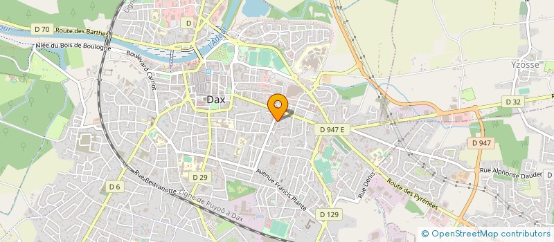 localisation de l'entreprise SCI DAMIMAFLO à DAX