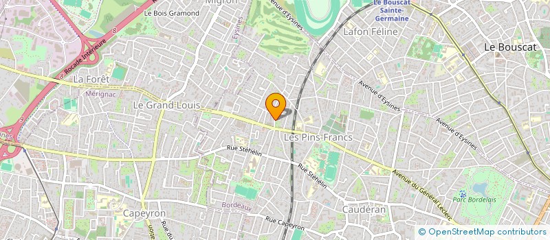 localisation de l'entreprise SCI DAMIMO  BORDEAUX