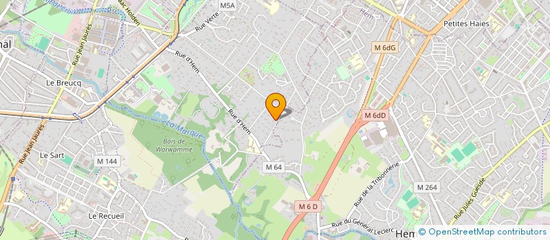 localisation de l'entreprise SCI DAMINICO à CROIX