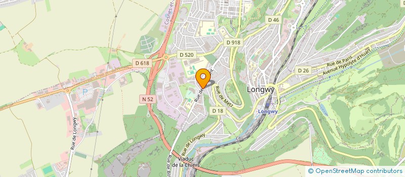 localisation de l'entreprise SCI DAMIOT à LONGWY