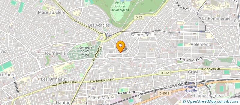 localisation de l'entreprise SCI DAMIRAC à LE HAVRE