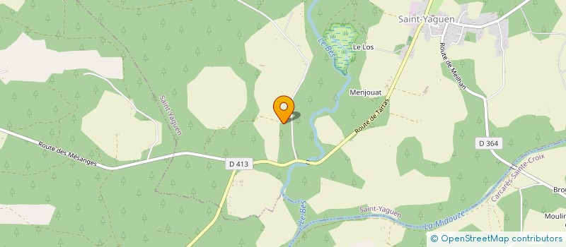 localisation de l'entreprise SCI DAMISAH  SAINT-YAGUEN