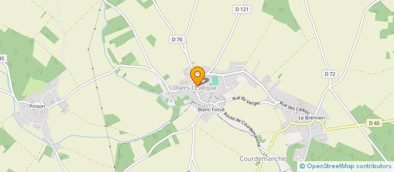 localisation de l'entreprise SCI DAMIVA à ILLIERS-L'EVEQUE