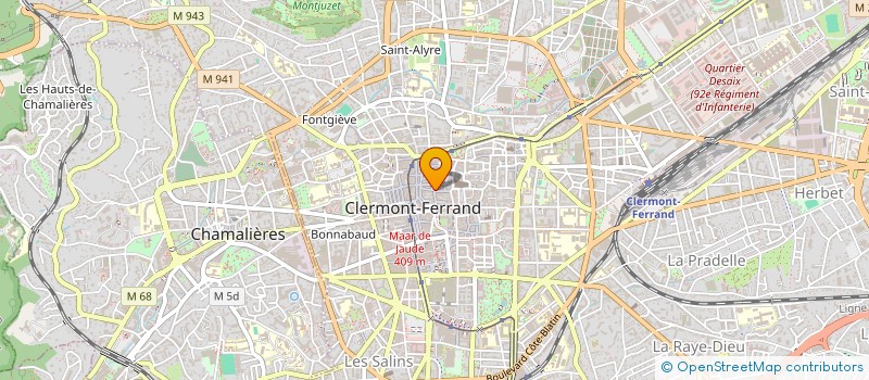 localisation de l'entreprise SCI DAMJANAC  CLERMONT-FERRAND