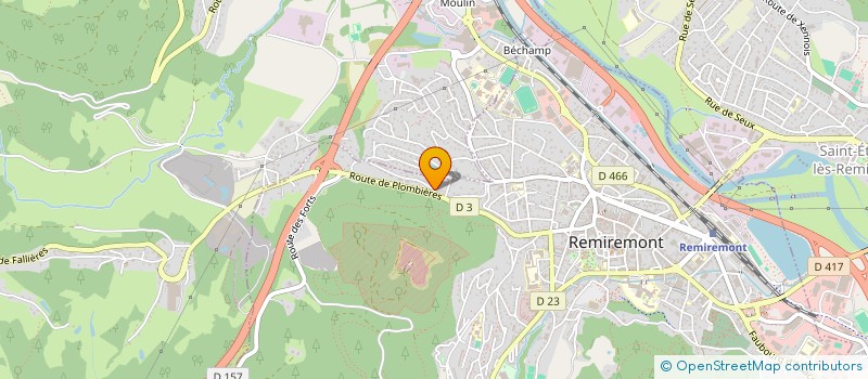 localisation de l'entreprise SCI DAMLALI  REMIREMONT