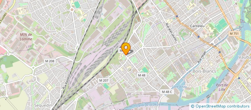 localisation de l'entreprise SCI DAMNED à LILLE