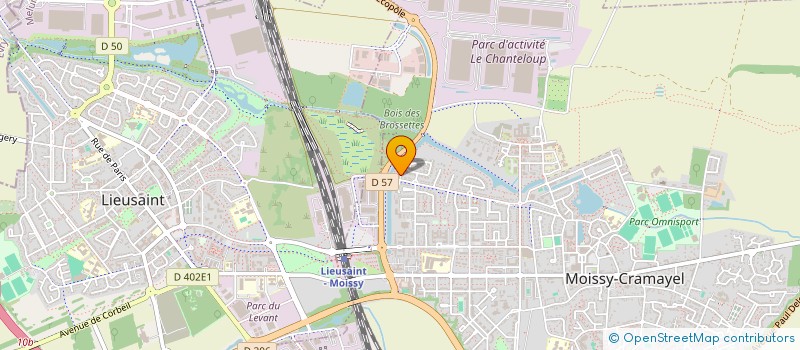 localisation de l'entreprise SCI DAMO  MOISSY-CRAMAYEL