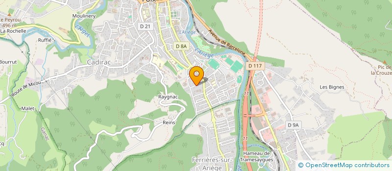localisation de l'entreprise SCI DAMOINE à FOIX