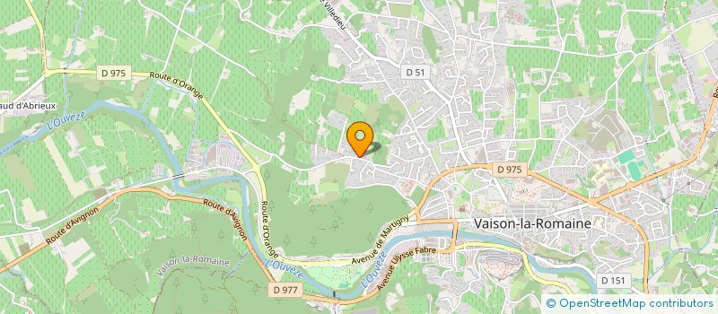 localisation de l'entreprise SCI DAMOIZELLE  VAISON-LA-ROMAINE