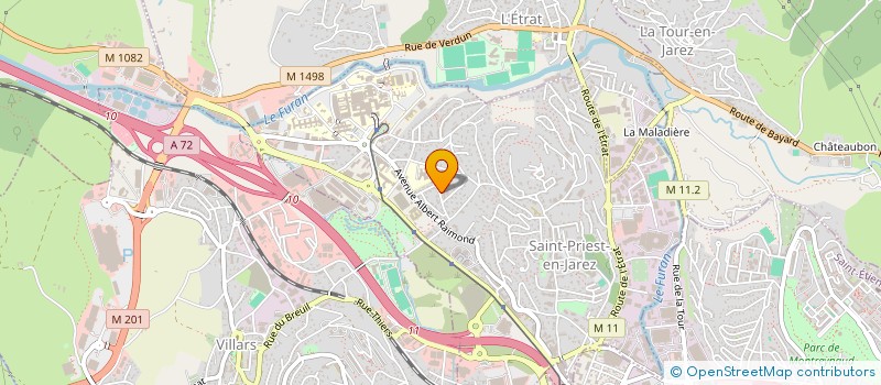 localisation de l'entreprise SCI DAMON SULIN  SAINT-PRIEST-EN-JAREZ