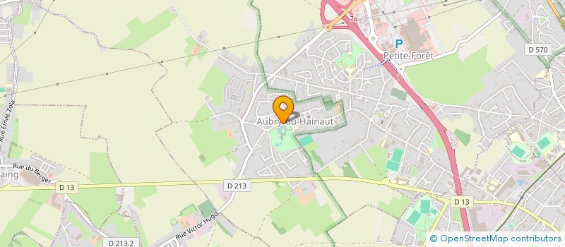 localisation de l'entreprise SCI DAMOSA  AUBRY-DU-HAINAUT