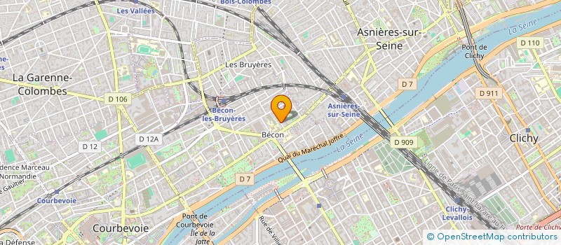 localisation de l'entreprise SCI DAMOUR REMY à COURBEVOIE