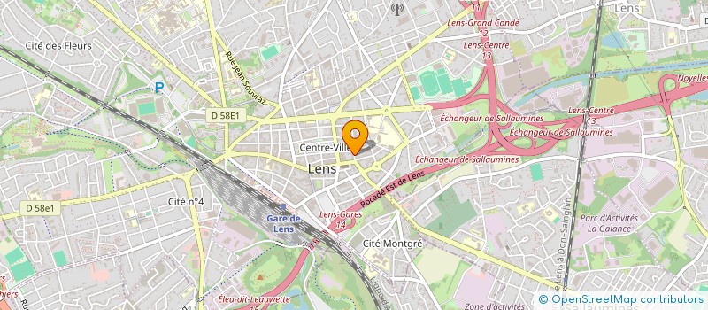 localisation de l'entreprise SCI DAMOY  LENS