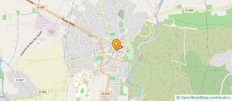 localisation de l'entreprise SCI DAMPELI  UZES