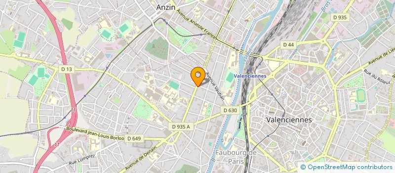 localisation de l'entreprise SCI DAMPIERRE  VALENCIENNES