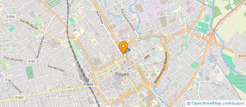 localisation de l'entreprise SCI DAMPIERRE à TROYES
