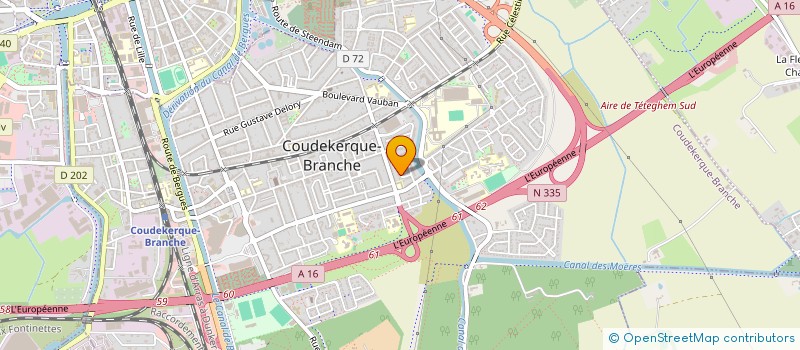 localisation de l'entreprise SCI DAMPIERRE  COUDEKERQUE-BRANCHE