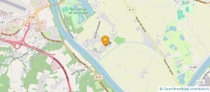 localisation de l'entreprise SCI DAMPIERRE  BOE