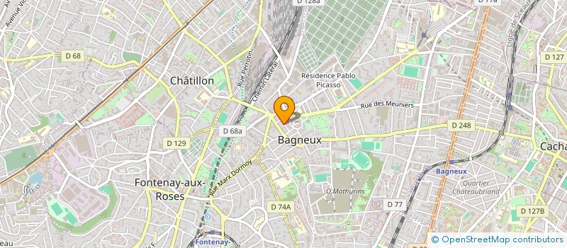 localisation de l'entreprise SCI DAMPIERRE à BAGNEUX