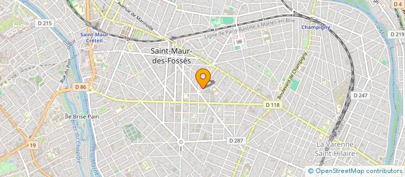 localisation de l'entreprise SCI DAMPIERRE CA COMMENCE à SAINT-MAUR-DES-FOSSES