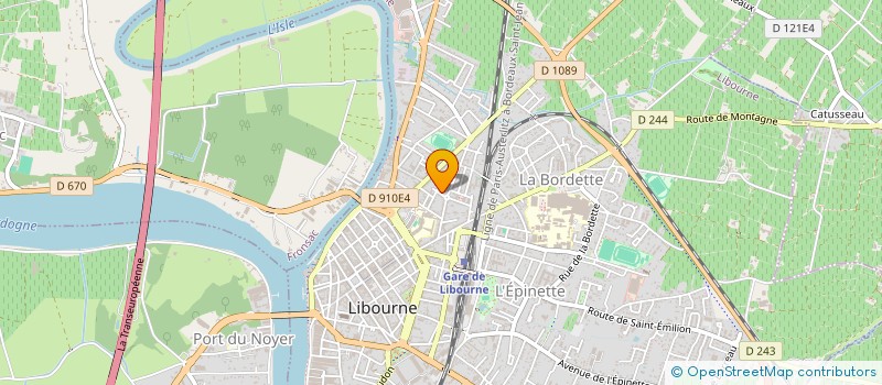 localisation de l'entreprise SCI DAMPIX  LIBOURNE