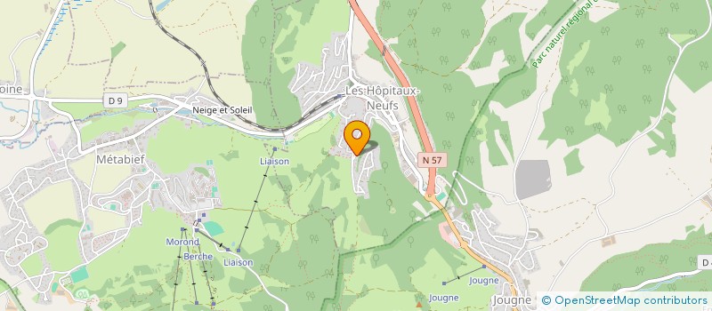 localisation de l'entreprise SCI DAMPYC  LES HOPITAUX-NEUFS