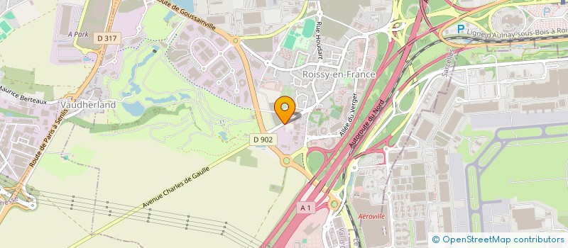 localisation de l'entreprise SCI DAMREMONT 85  ROISSY-EN-FRANCE