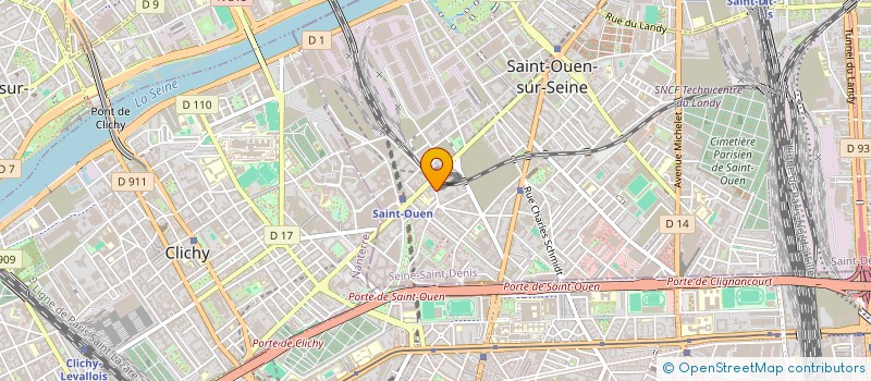 localisation de l'entreprise SCI DAMS à SAINT-OUEN-SUR-SEINE