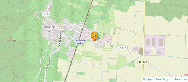 localisation de l'entreprise SCI DAMSOL  DAMBACH-LA-VILLE