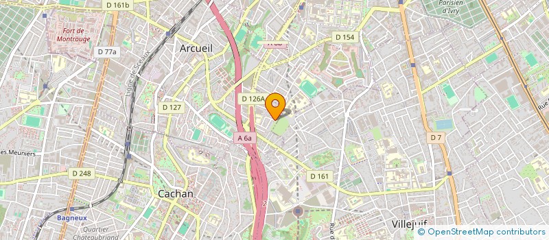 localisation de l'entreprise SCI DAMT  ARCUEIL