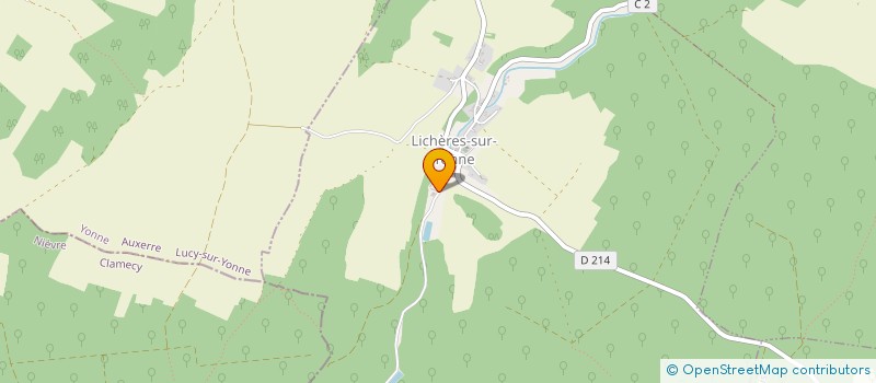 localisation de l'entreprise SCI DAMVDC  LICHERES-SUR-YONNE