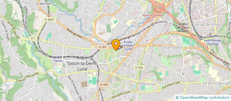 localisation de l'entreprise SCI DAMYRO  TASSIN-LA-DEMI-LUNE