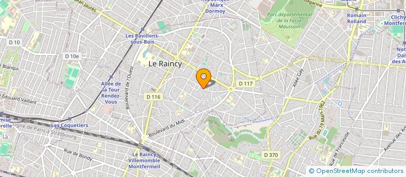 localisation de l'entreprise SCI DAN 2  LE RAINCY