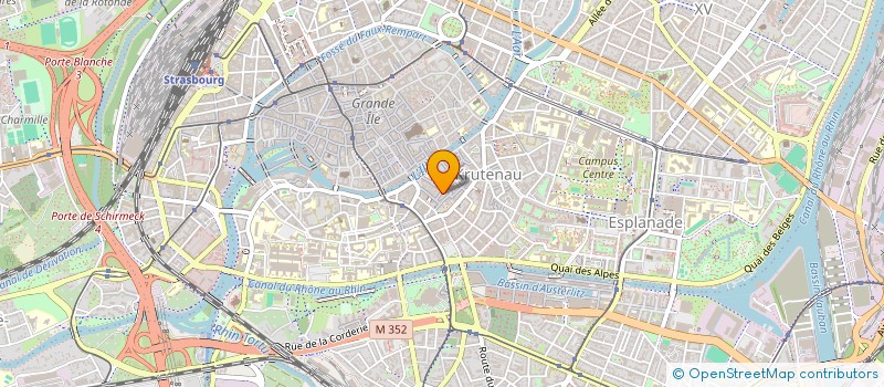 localisation de l'entreprise SCI DAN à STRASBOURG