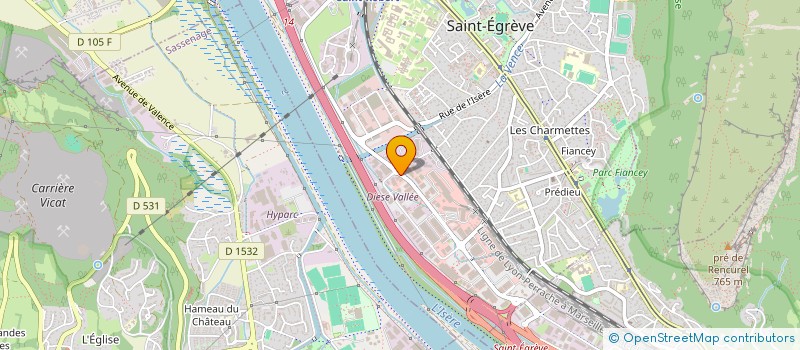 localisation de l'entreprise SCI DAN  SAINT-EGREVE