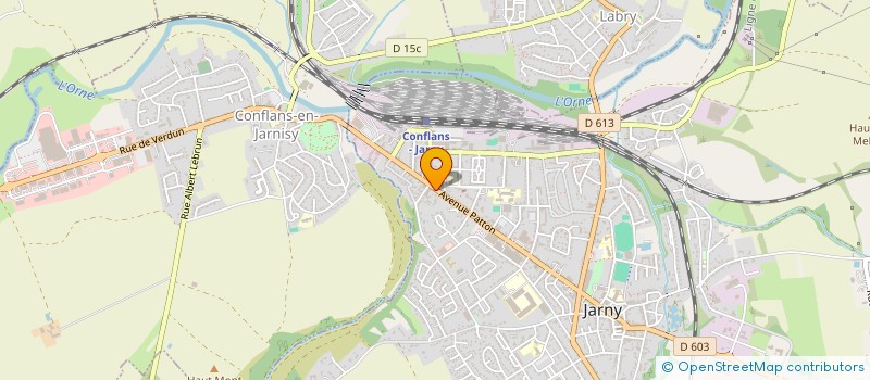 localisation de l'entreprise SCI DAN  JARNY