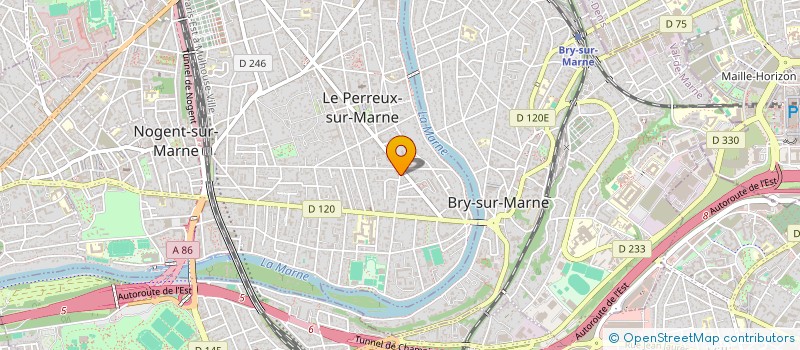 localisation de l'entreprise SCI DAN  LE PERREUX-SUR-MARNE