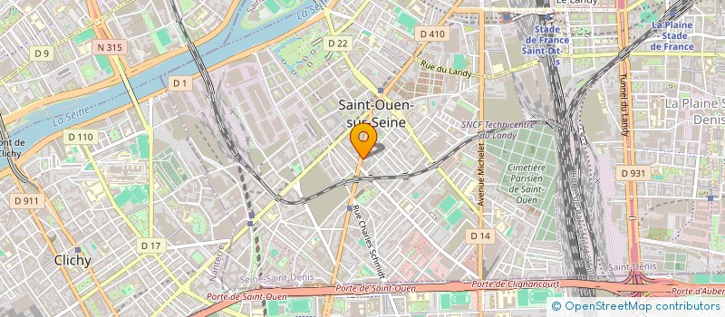 localisation de l'entreprise SCI DAN à SAINT-OUEN-SUR-SEINE