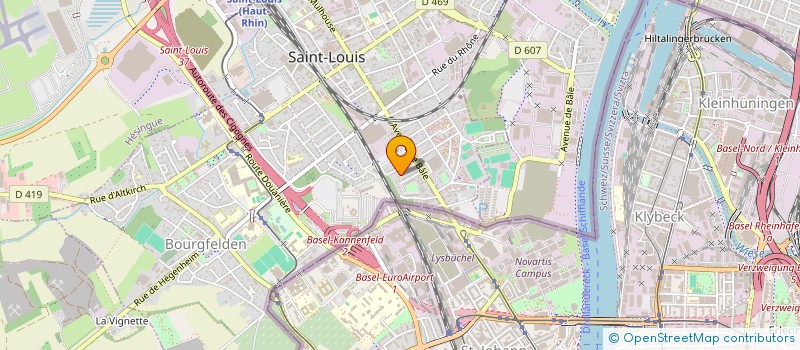 localisation de l'entreprise SCI DAN  SAINT-LOUIS