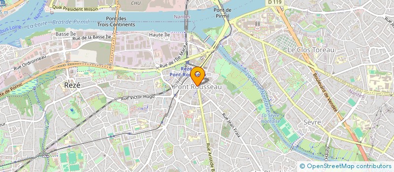 localisation de l'entreprise SCI DAN-ARTH  REZE