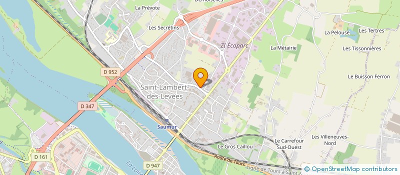 localisation de l'entreprise SCI DAN I  SAUMUR