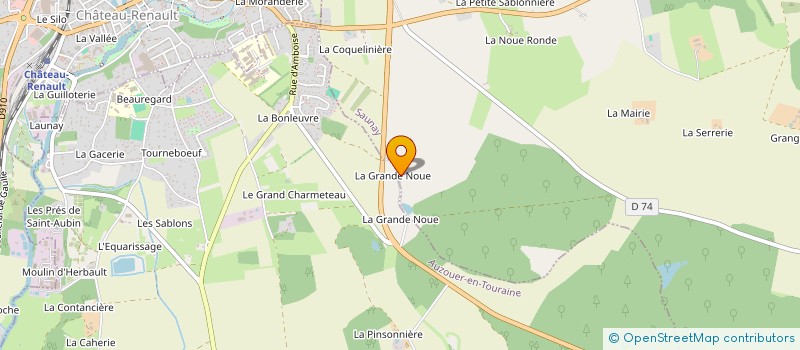 localisation de l'entreprise SCI DAN-LYSE  SAUNAY