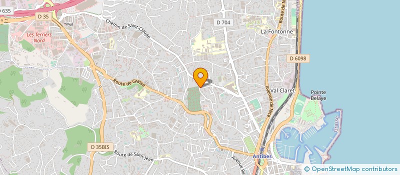 localisation de l'entreprise SCI DAN MARC à ANTIBES